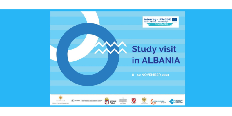 SMART ADRIA Blue Growth, from 8 to 12 November Study visit in Albania