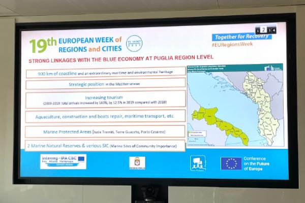 SMART ADRIA project workshop as side event of the #EURegionsWeek21